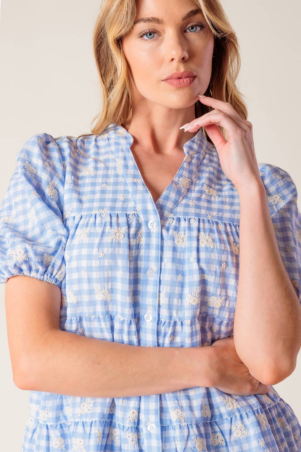 LET'S CATCH UP WOVEN BABYDOLL DRESS Flying Tomato